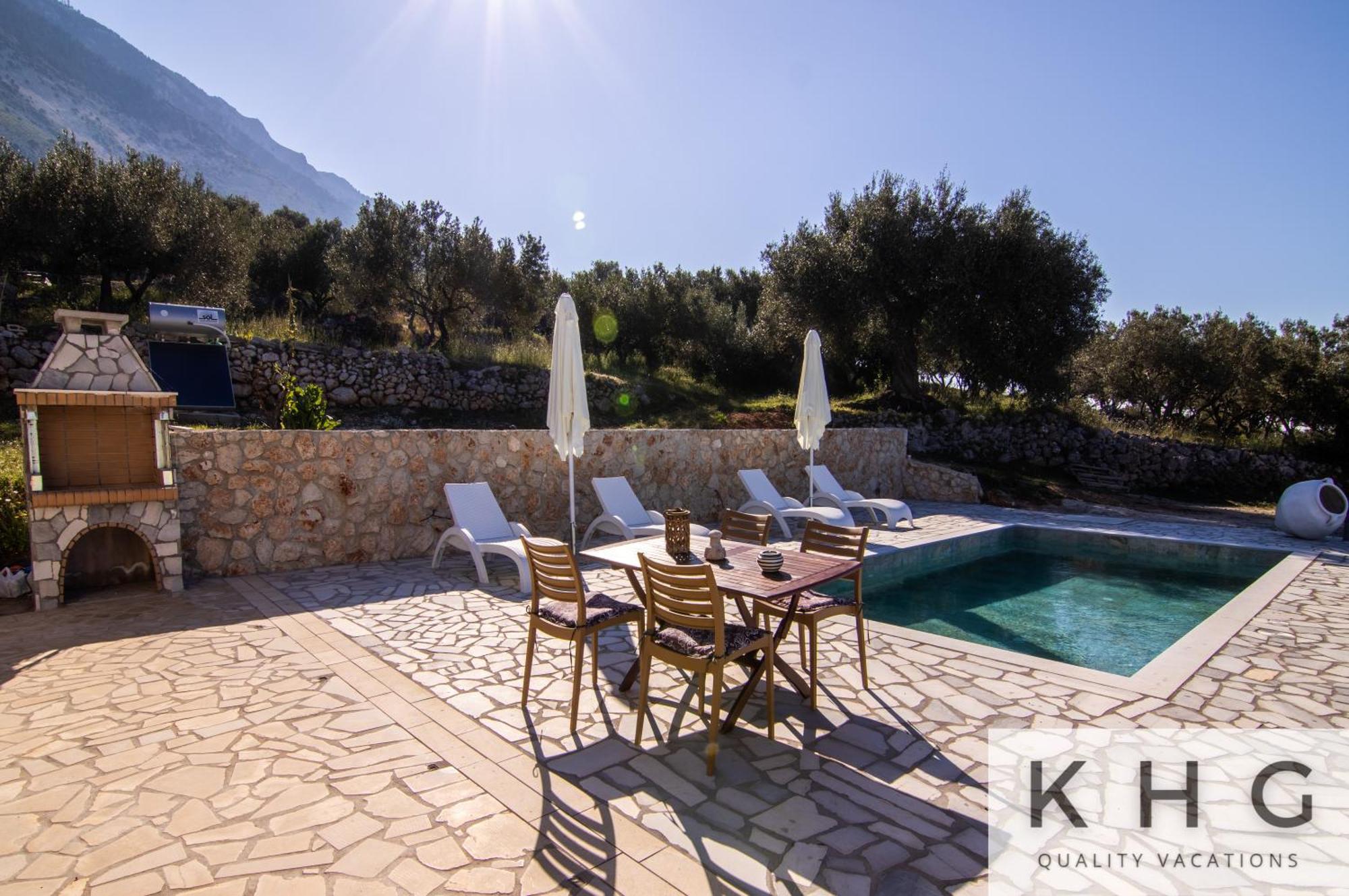 Skoumas Villa Surrounded By Olive Trees! Vlaháta Kültér fotó