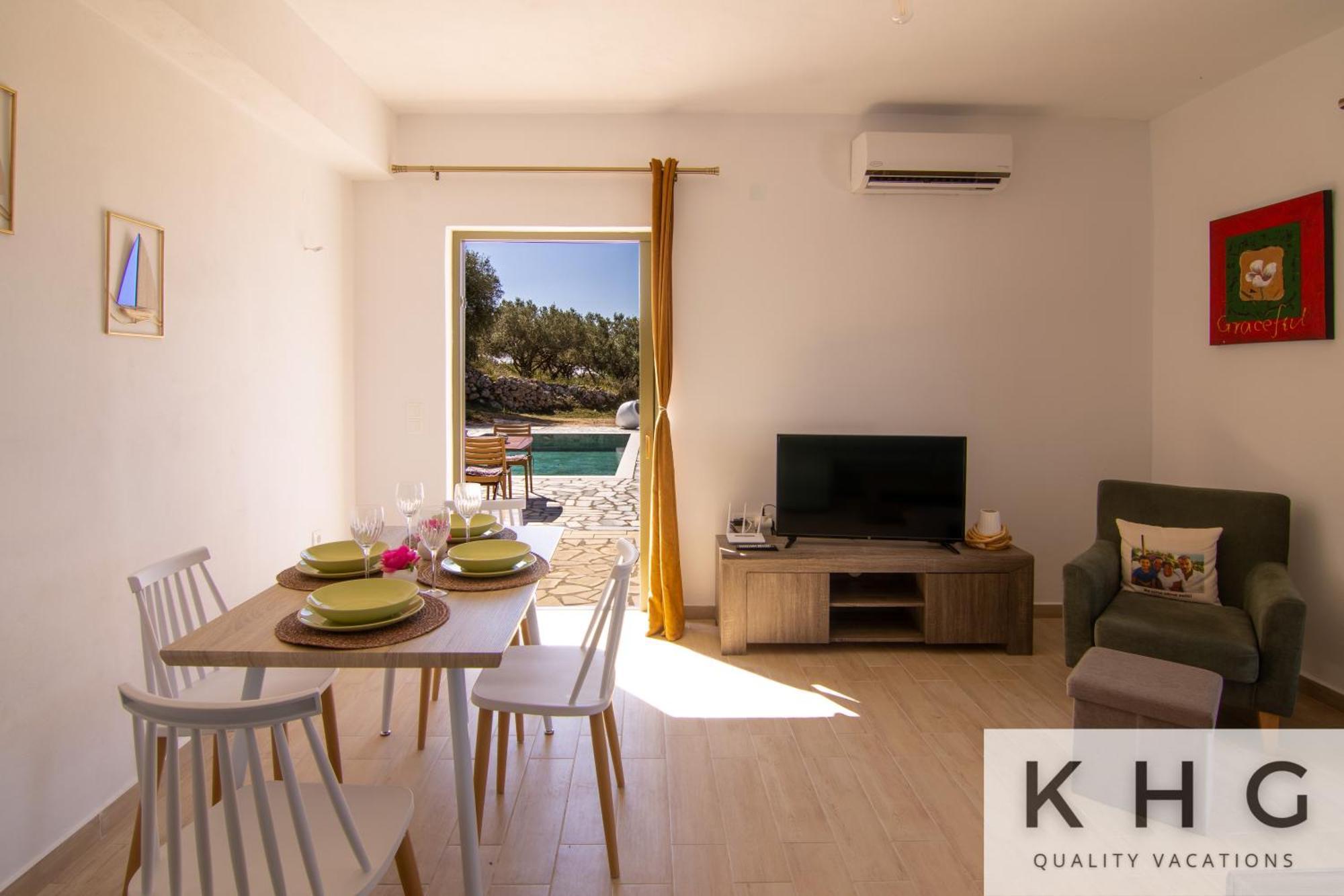Skoumas Villa Surrounded By Olive Trees! Vlaháta Kültér fotó
